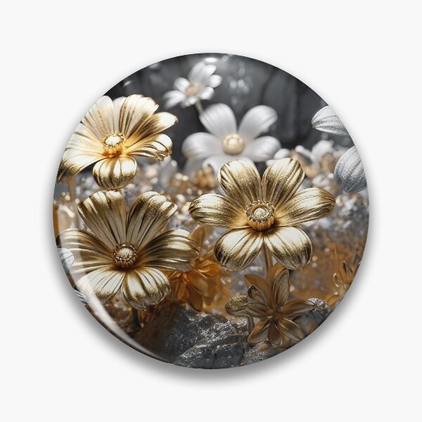 Item preview, My Metallic Flower Garden designed and sold by mikebraun.