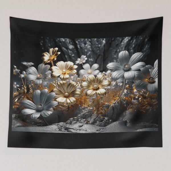 Item preview, My Metallic Flower Garden designed and sold by mikebraun.