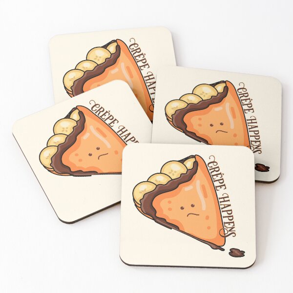 Item preview, Crêpe Happens Food Pun designed and sold by HRSCreates.