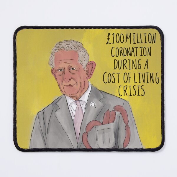 Item preview, £100 million for a coronation in a cost of living crisis designed and sold by SmelDraws.