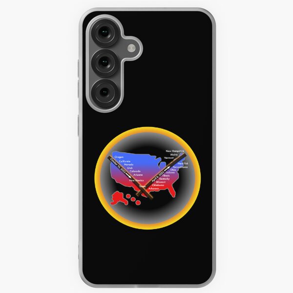 Item preview,  Two solar eclipses in the US 2023 and 2024.  designed and sold by Cosmos-as-Art.
