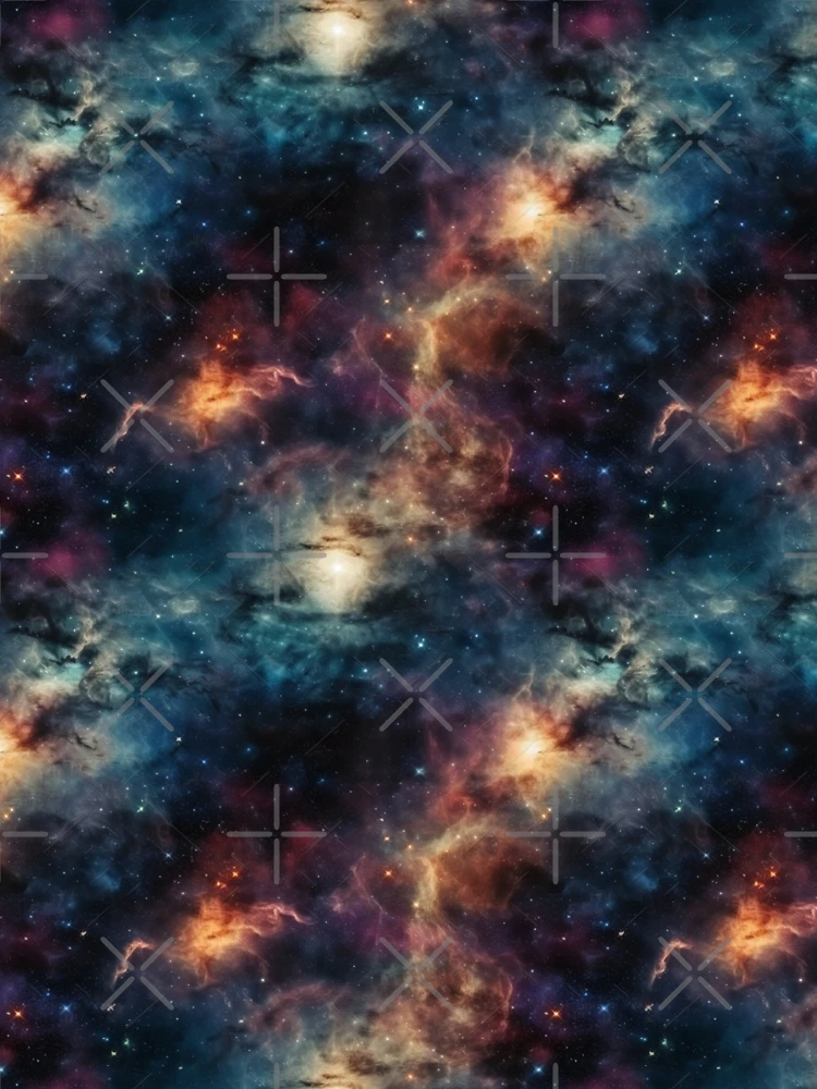 Thumbnail 4 of 4, Graphic T-Shirt, Interstellar Pattern designed and sold by StylizedPattern.