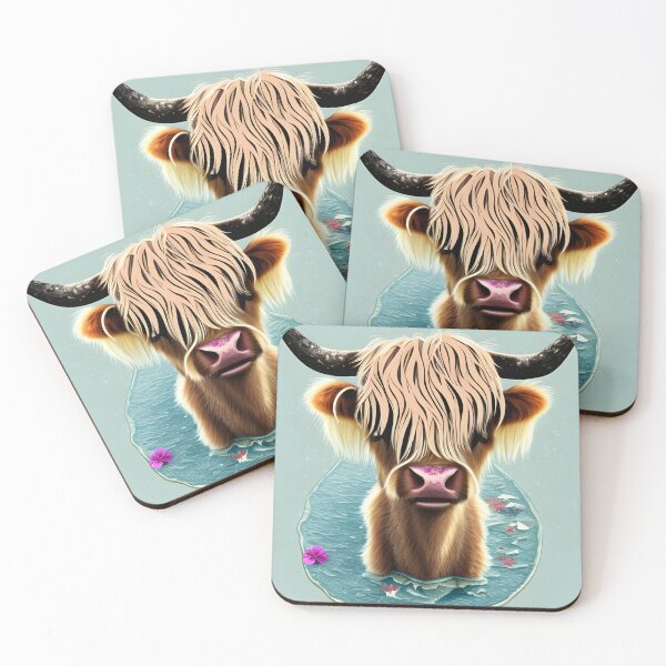 Item preview, Whimsical Highland Bull 1 designed and sold by J-CCreations.