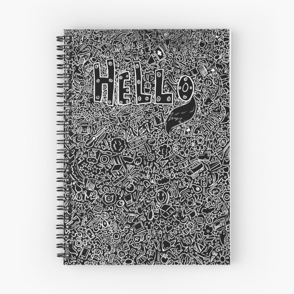 Item preview, Hello Doodles - White Lines designed and sold by Ai-Tea.