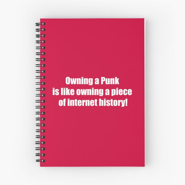 Item preview, Owning a Punk is like owning a piece of internet history! designed and sold by ApricotBlossom.