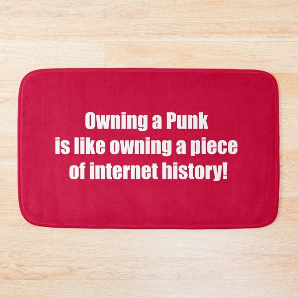 Item preview, Owning a Punk is like owning a piece of internet history! designed and sold by ApricotBlossom.
