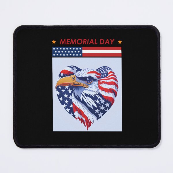 Item preview, Memorial Day Heart Eagle Flag designed and sold by teewearstyle.