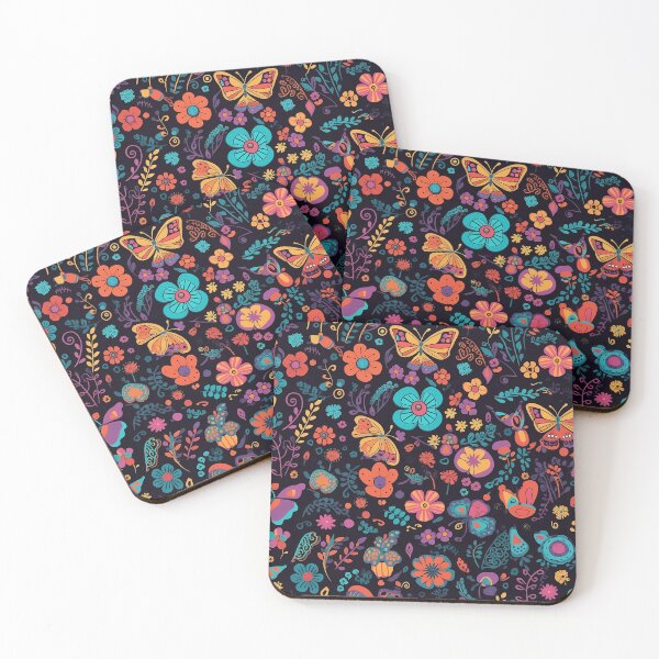 Item preview, Butterflies and Flowers designed and sold by Hashola Designs.