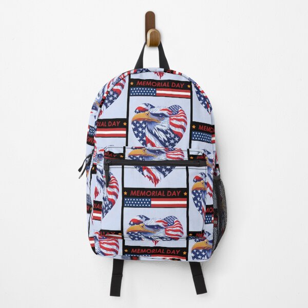 Item preview, Memorial Day Heart Eagle Flag designed and sold by teewearstyle.