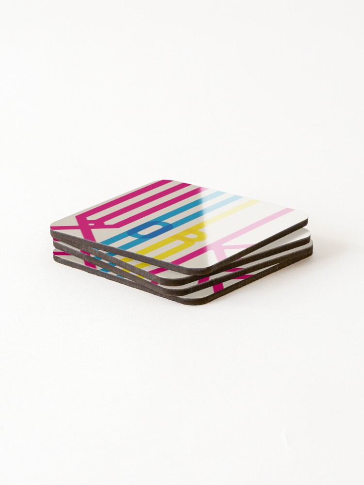 Thumbnail 4 of 5, Coasters (Set of 4), work lines designed and sold by Raphoto1.