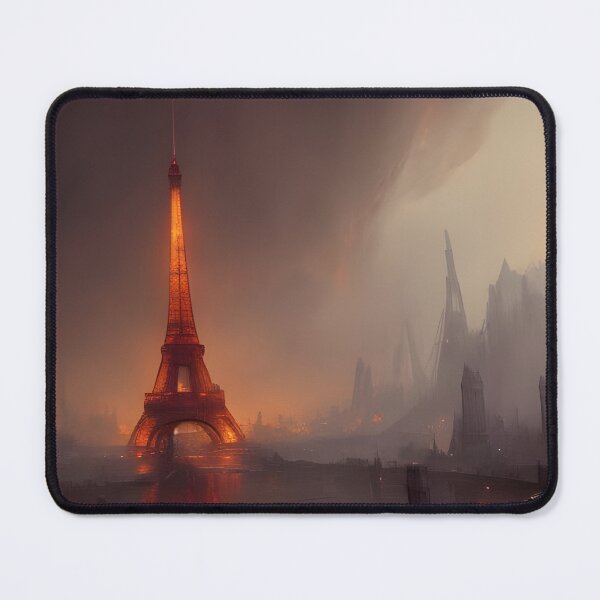 Item preview, Eiffel Tower Paris Post Apocalyptic Art designed and sold by Ameiva-Apparel.