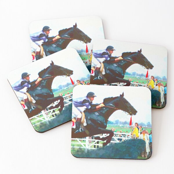 Item preview, BLACK HORSE MEETS FENCE C2023 Steve Yellowbear designed and sold by SteveYellowbear.