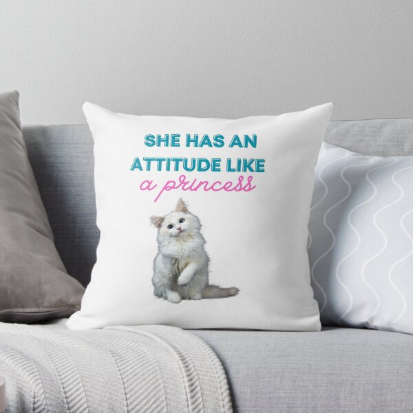 Cat Portrait Cushion Cover- Chanel Lover Gift - Fashionista Gift - Cat Art  - Cat Lover Gift - Cat Throw Pillow - Fun Cat Decor