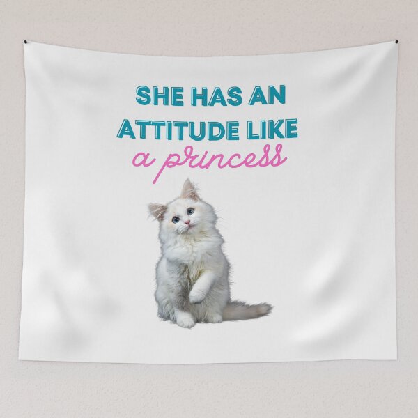 Item preview, Cat Princess Chanel Karl Lagerfeld Quote Choupette Lagerfeld Fashion Quote Cat Clothing Cat Gift for Cat Lover White Cat Birman Jared Leto Cat Costume designed and sold by MasterpieceMash.