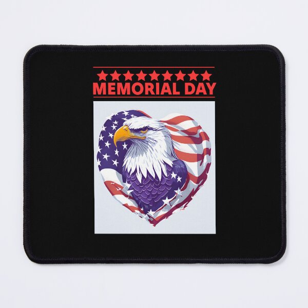 Item preview, Memorial Day Heart Eagle Stars designed and sold by teewearstyle.