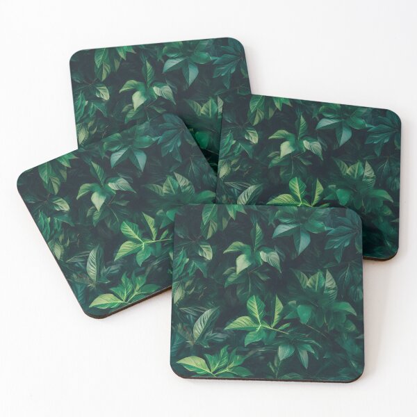 Item preview, Seamless nature pattern with green fresh leaves in the summer garden designed and sold by SeamlessGuru.