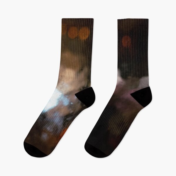 Item preview, Bokeh reflection lights wet window color digital photography designed and sold by nachodramis.