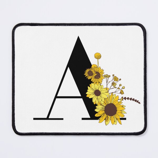 Item preview, Sunflower Monogram A designed and sold by Coffee Lifestyle.