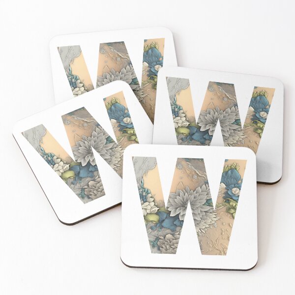 Item preview, Eco Not Ego Environment Conscious ABC Stickers Pack Letter W designed and sold by AdiRemba.
