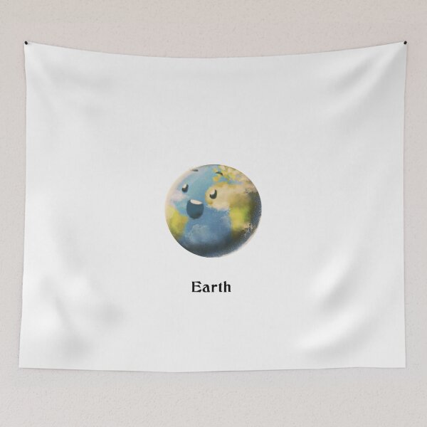 Item preview, Earth Planet of Solar System to Pack little cute kawaii - learn astronomy gift designed and sold by celestevolta.