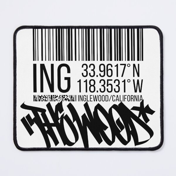 Item preview, Inglewood, CA (black) designed and sold by ICYMI-DZNS.