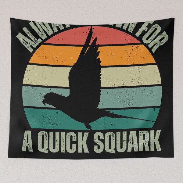 Item preview, Always Down for a Quick Squark Parrot designed and sold by BeardedTree.