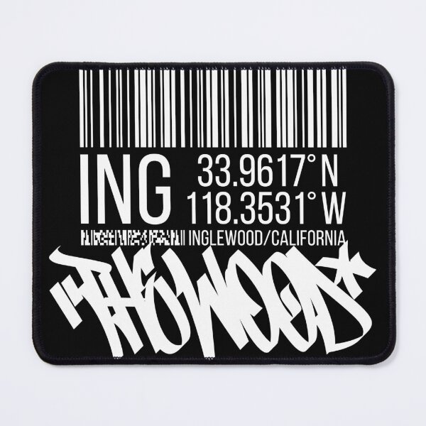 Item preview, Inglewood, CA (white) designed and sold by ICYMI-DZNS.