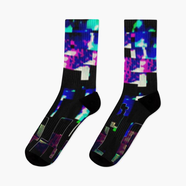 Item preview, Glitchy City at Night designed and sold by Glitchshaman.