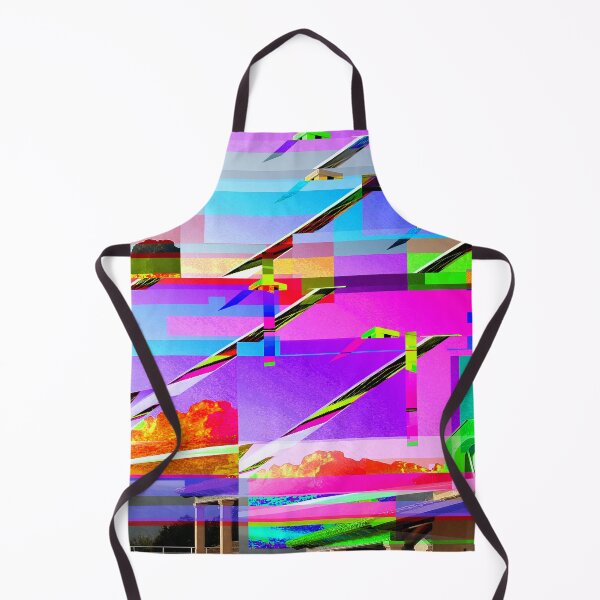 Item preview, Glitchy Colorful Building designed and sold by Glitchshaman.