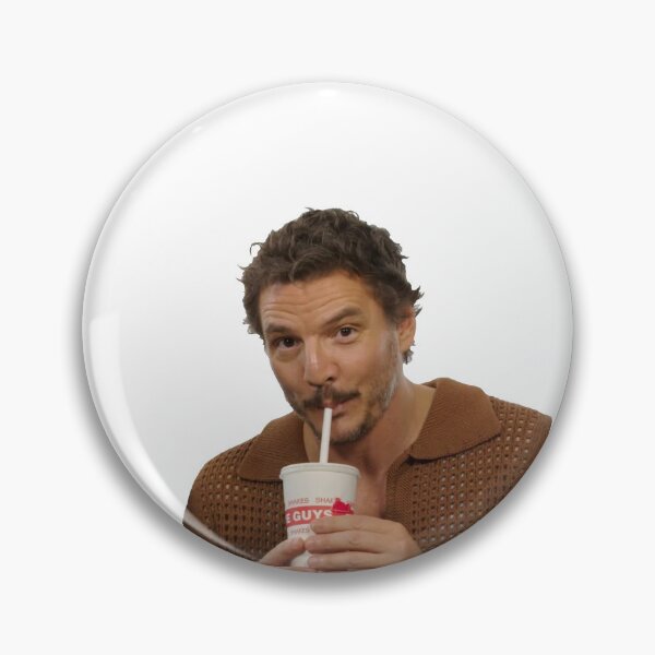 Item preview, Pedro Pascal sippy meme sticker designed and sold by TinyTheGremlin.