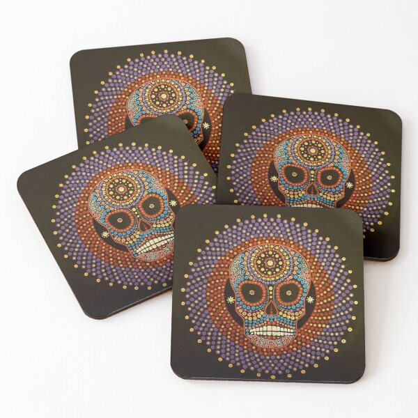 Item preview, Calavera mandala designed and sold by mandalartemio.