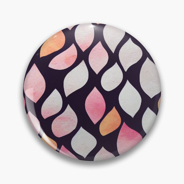 Item preview, Boho Leaves - Pink, Orange and White leaves on Black Background designed and sold by kougan.