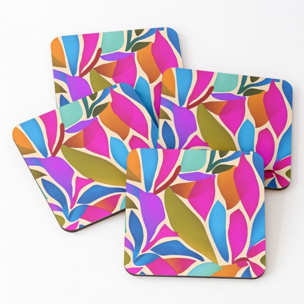Item preview, Abstract Colorful Leaf Pattern designed and sold by calibrit.