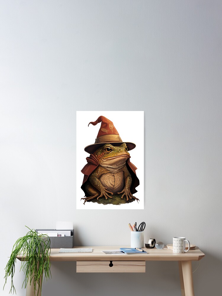 Wizard Toad Frog Poster