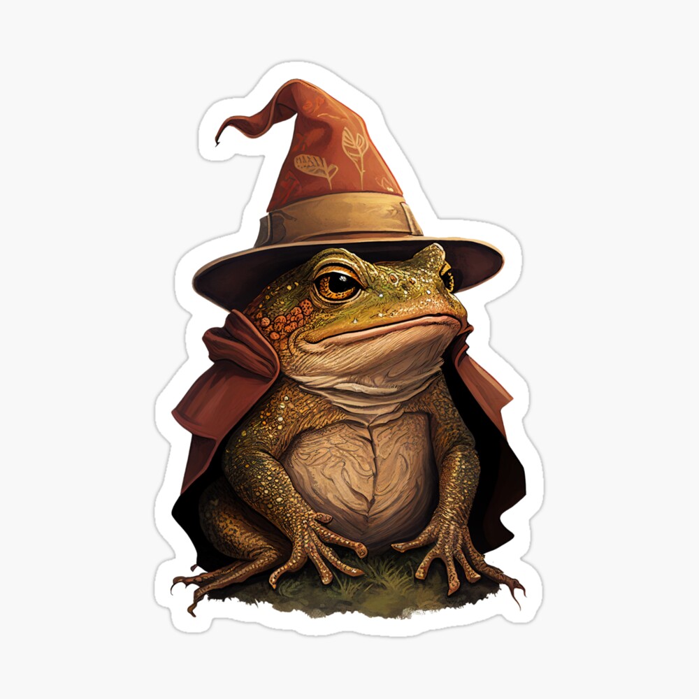 Wizard Toad Frog Poster