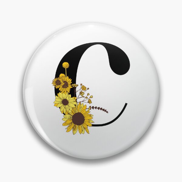 Item preview, Sunflower Monogram C designed and sold by Coffee Lifestyle.