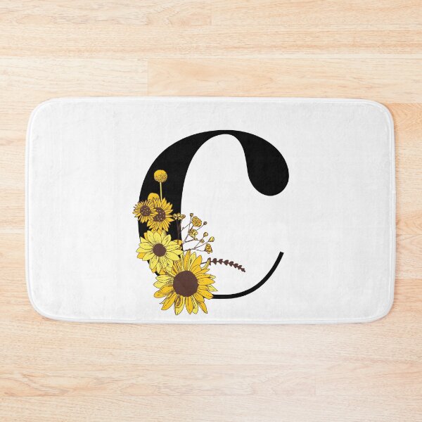Item preview, Sunflower Monogram C designed and sold by Coffee Lifestyle.