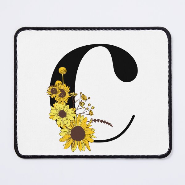 Item preview, Sunflower Monogram C designed and sold by Coffee Lifestyle.