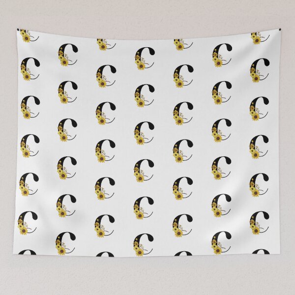 Item preview, Sunflower Monogram C designed and sold by Coffee Lifestyle.