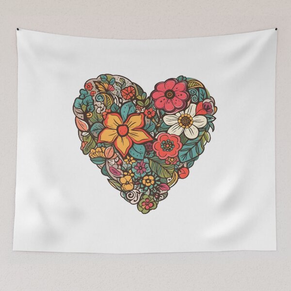 Item preview, Heart in Flowers designed and sold by Zoondertt.