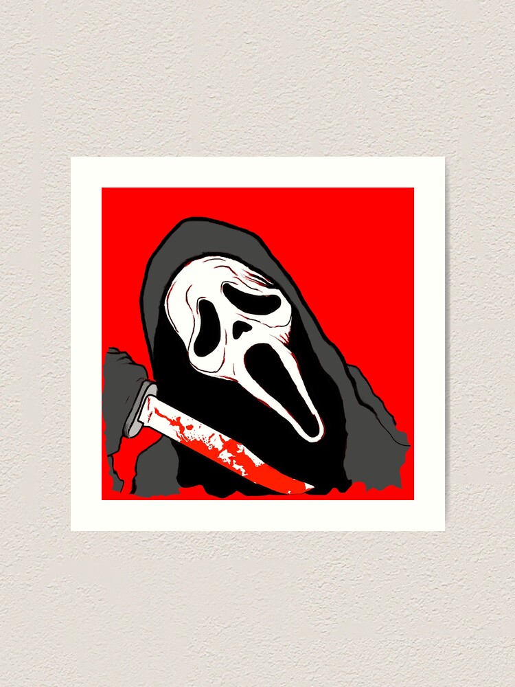 ArtStation - Ghostface Door Wrap Illustration