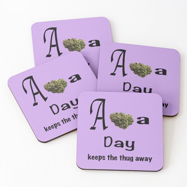 Item preview, A nug a day keeps the thug away  designed and sold by  CannaGranny™ .