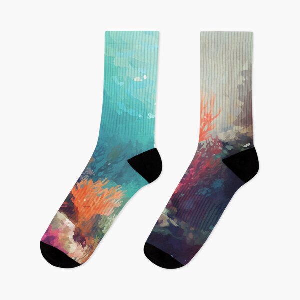 Item preview, Coral Dreamscape: An Impressionist Journey Through the Reef designed and sold by SDVibeDesigns.
