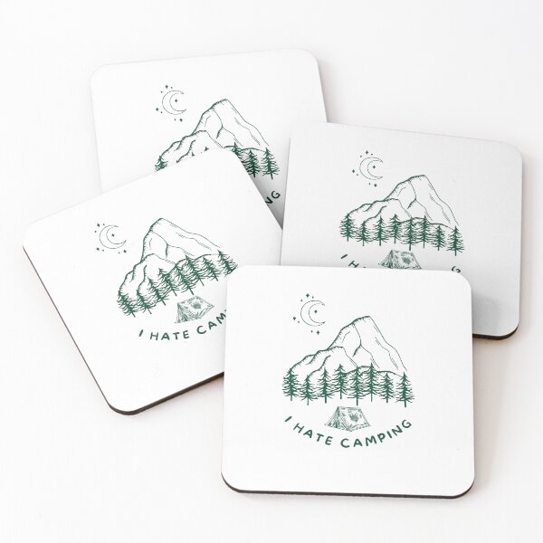 Item preview, I HATE CAMPING designed and sold by HostileCotton.