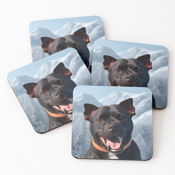 Item preview, Staffy In The Snow designed and sold by Ameiva-Apparel.