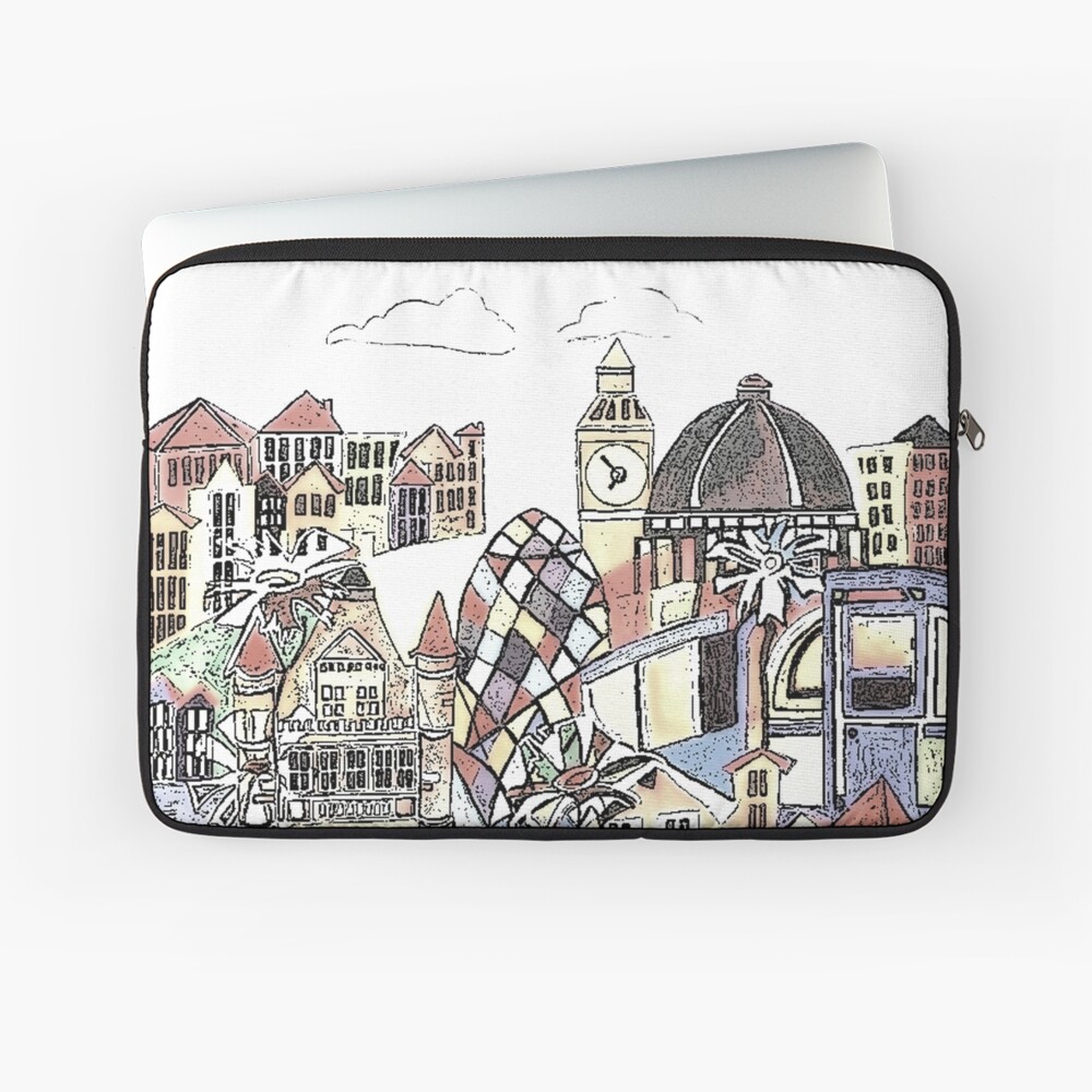 London blooms cityscape Laptop Sleeve