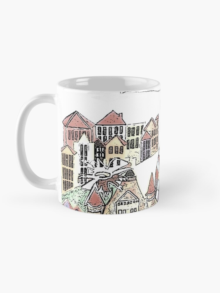 Alternate view of London blooms cityscape Mug
