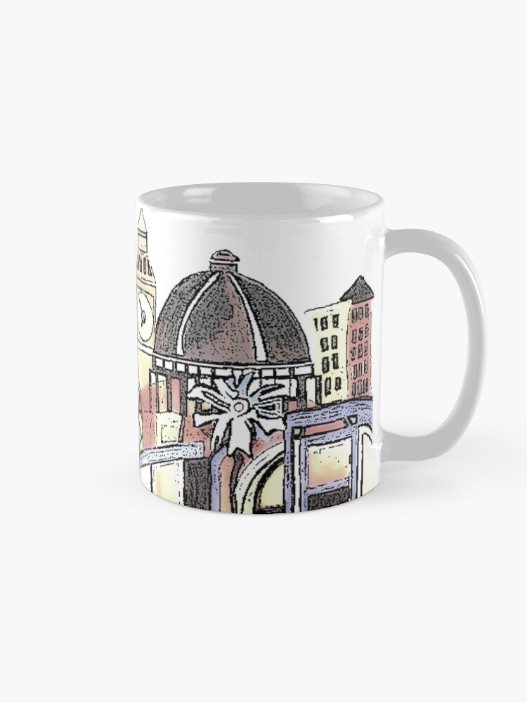 Alternate view of London blooms cityscape Mug
