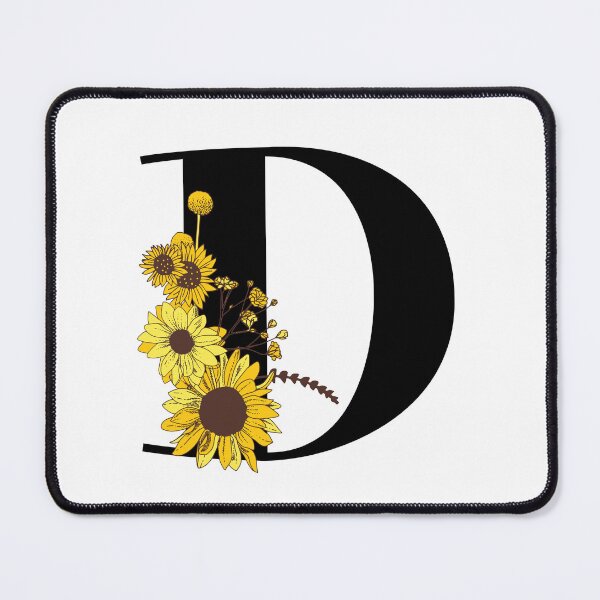 Item preview, Sunflower Monogram D designed and sold by Coffee Lifestyle.