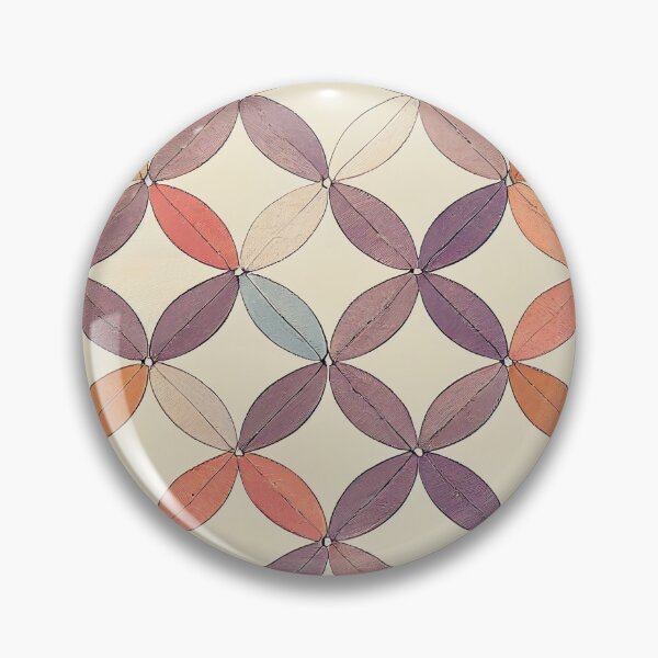 Item preview, Boho Leaves Pattern - Washed Out Purple, Beige, Red, Orange, Blue Leaves designed and sold by kougan.
